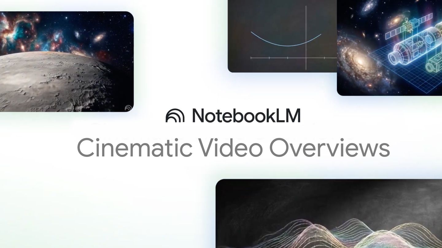 Generate your own Cinematic Video Overviews in NotebookLM.