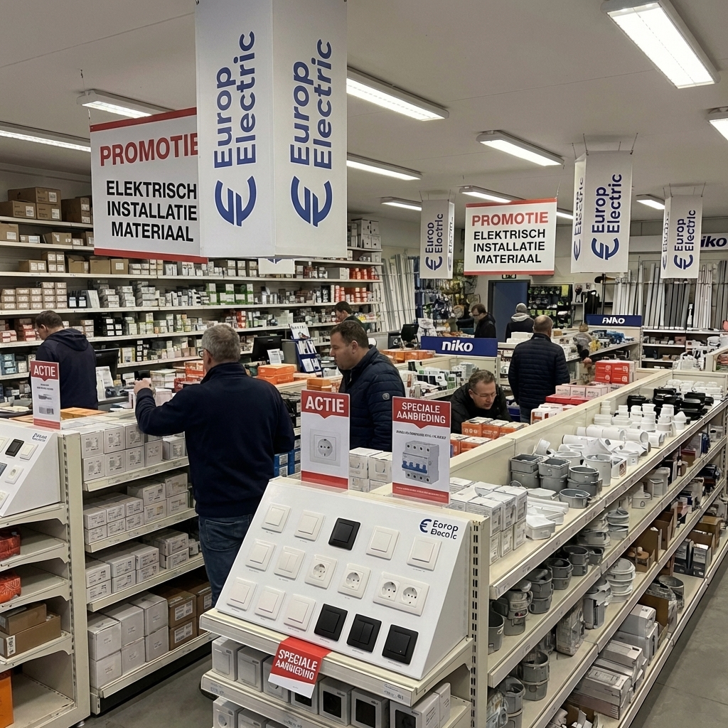 Elektrisch installatie materiaal voor de Doe-het-Zelver en Vakmensen bij Europ Electric