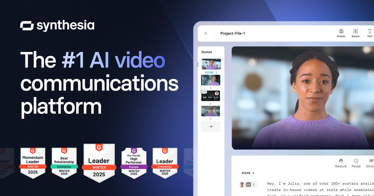 Synthesia: #1 AI Video Platform for Business