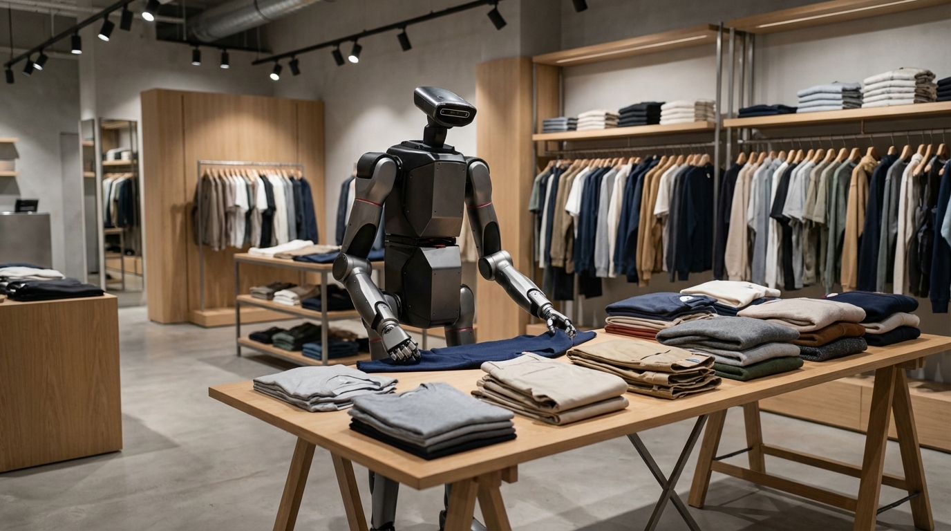 De robot die je kleding vouwt: TRON 2 verovert de winkelvloer