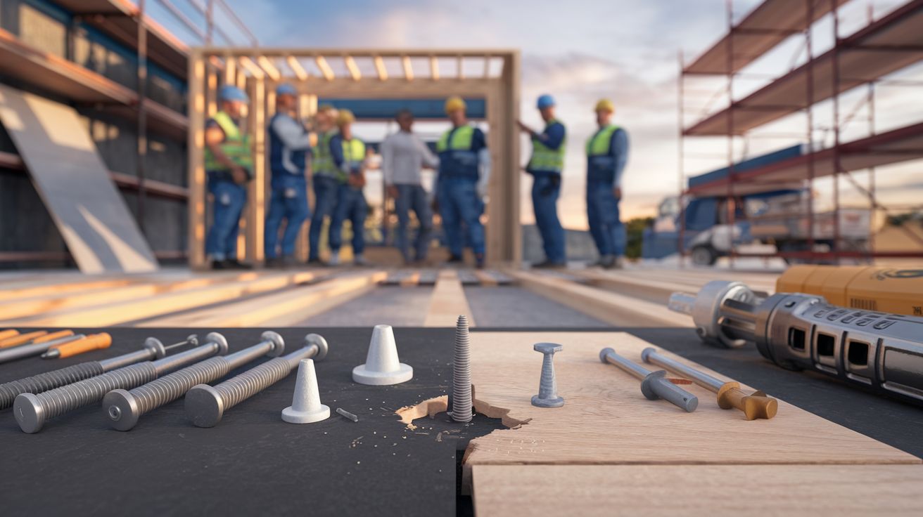Zo voorkomt u stilstand op de werf door slecht gekozen bevestigingsmateriaal