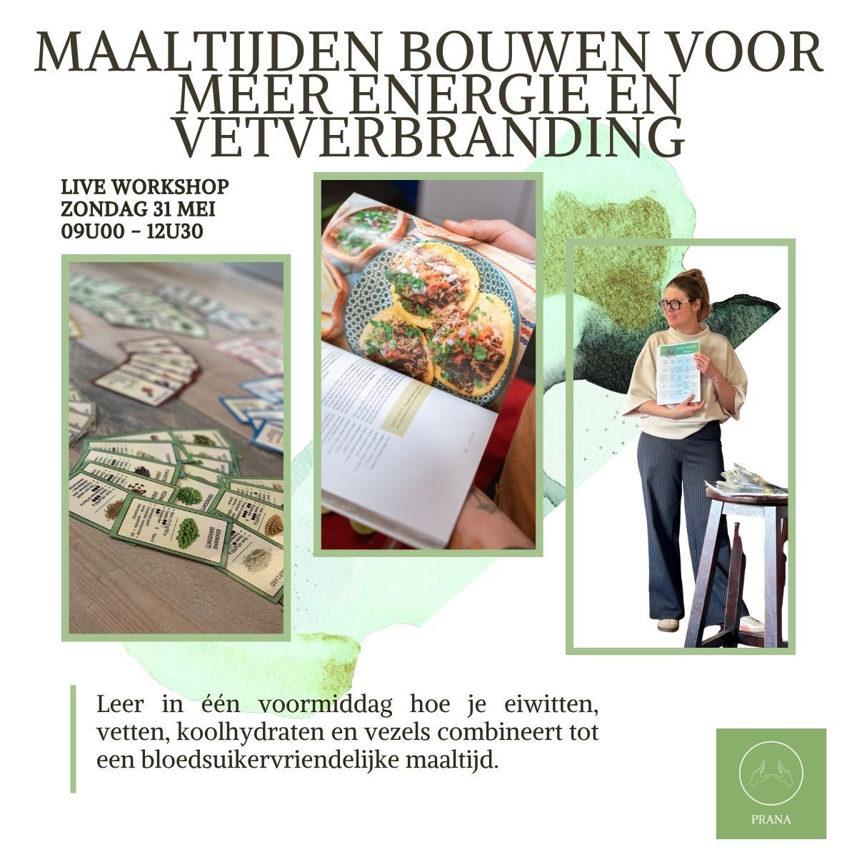 Workshop maaltijden bouwen: meer energie & vetverbranding