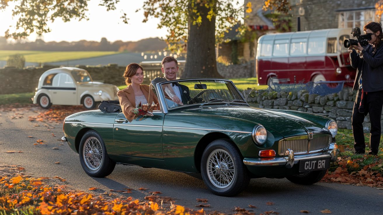 Zelf rijden op je trouwdag: wanneer past een MGB of 2PK echt bij jullie planning?