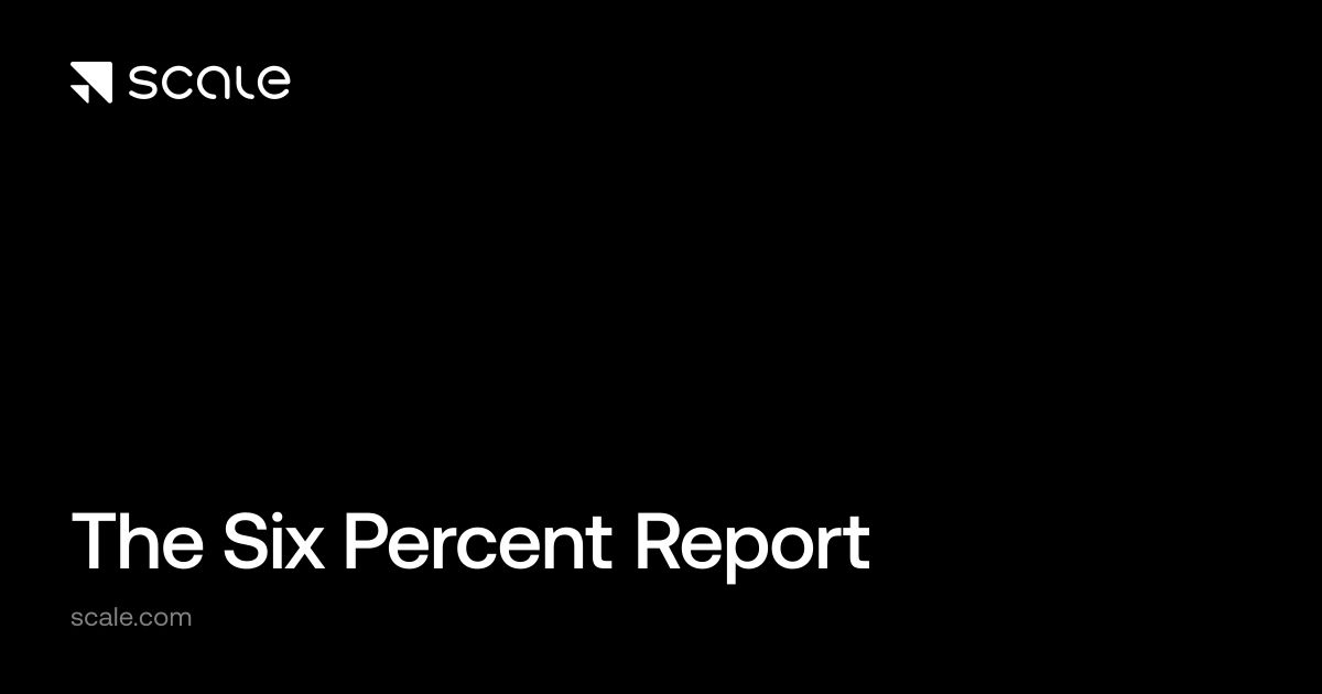 Scale AI | The Six Percent Report