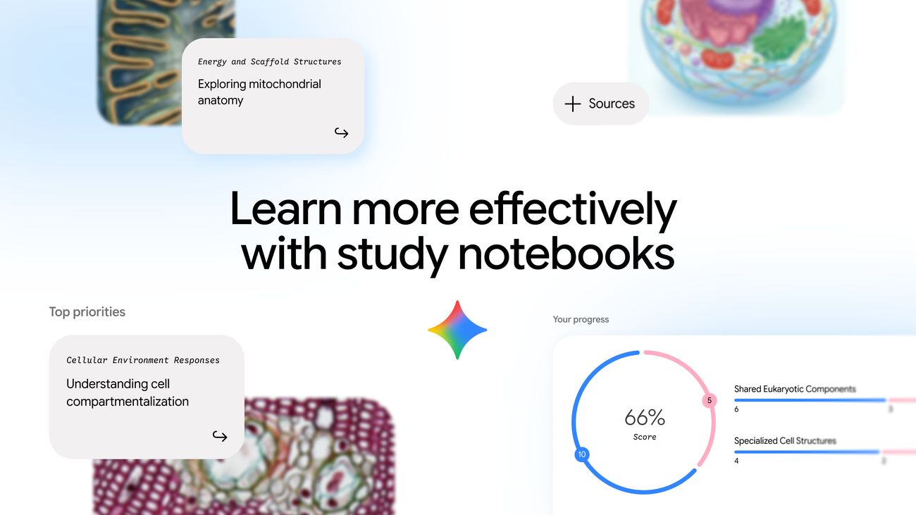 5 ways to learn with study notebooks in the Gemini app