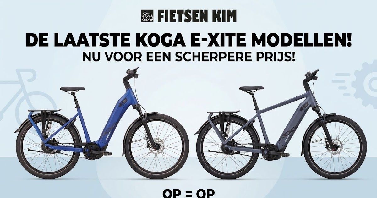 Koga E-Xite tijdelijk sterk afgeprijsd! | Fietsen KIM Vosselaar