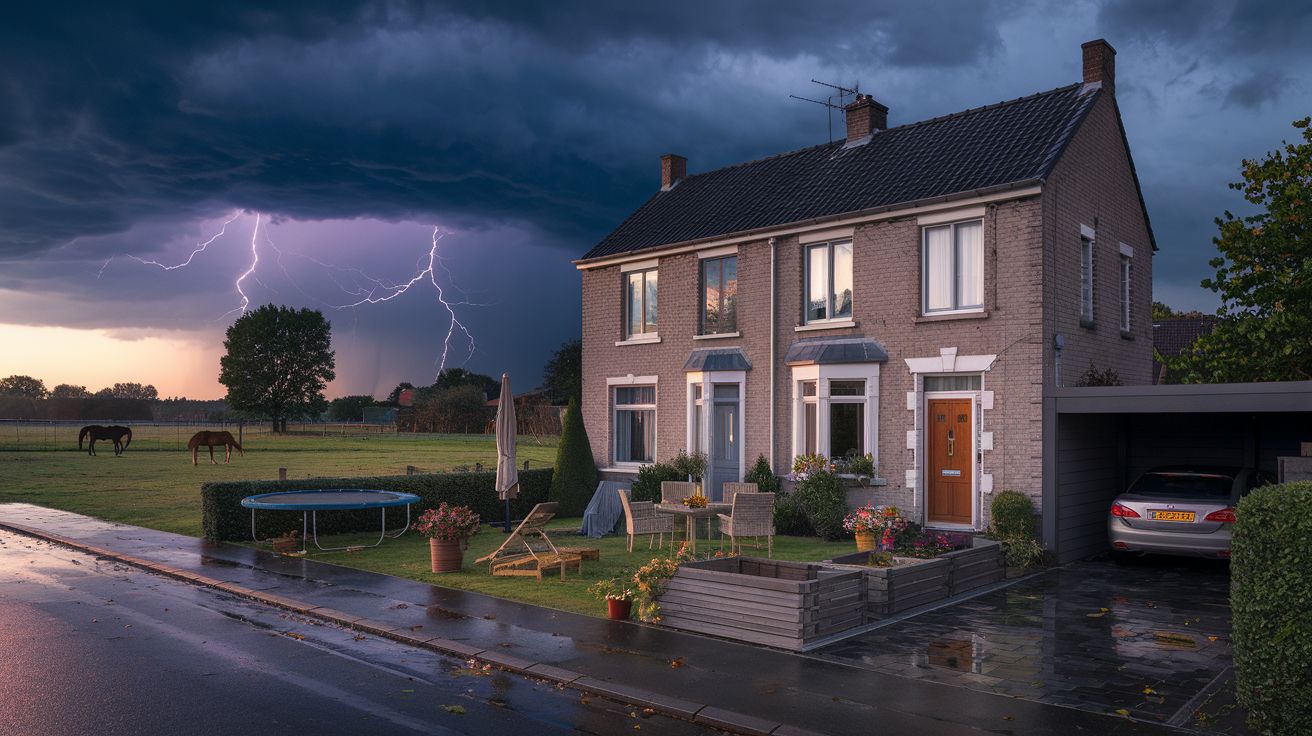 Code geel voor hevig noodweer — neem vandaag nog uw voorzorgen