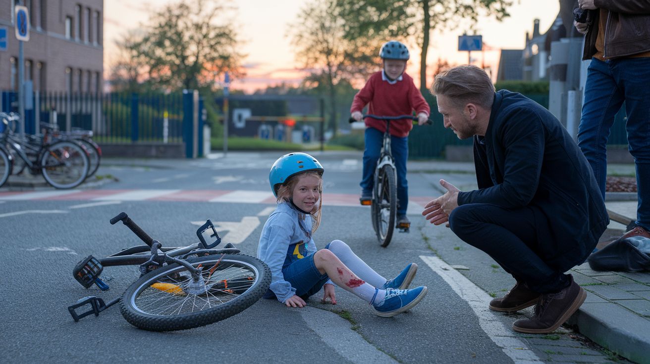 Mijn kind valt met de fiets of step: waarom een ongevallenverzekering vaak het verschil maakt