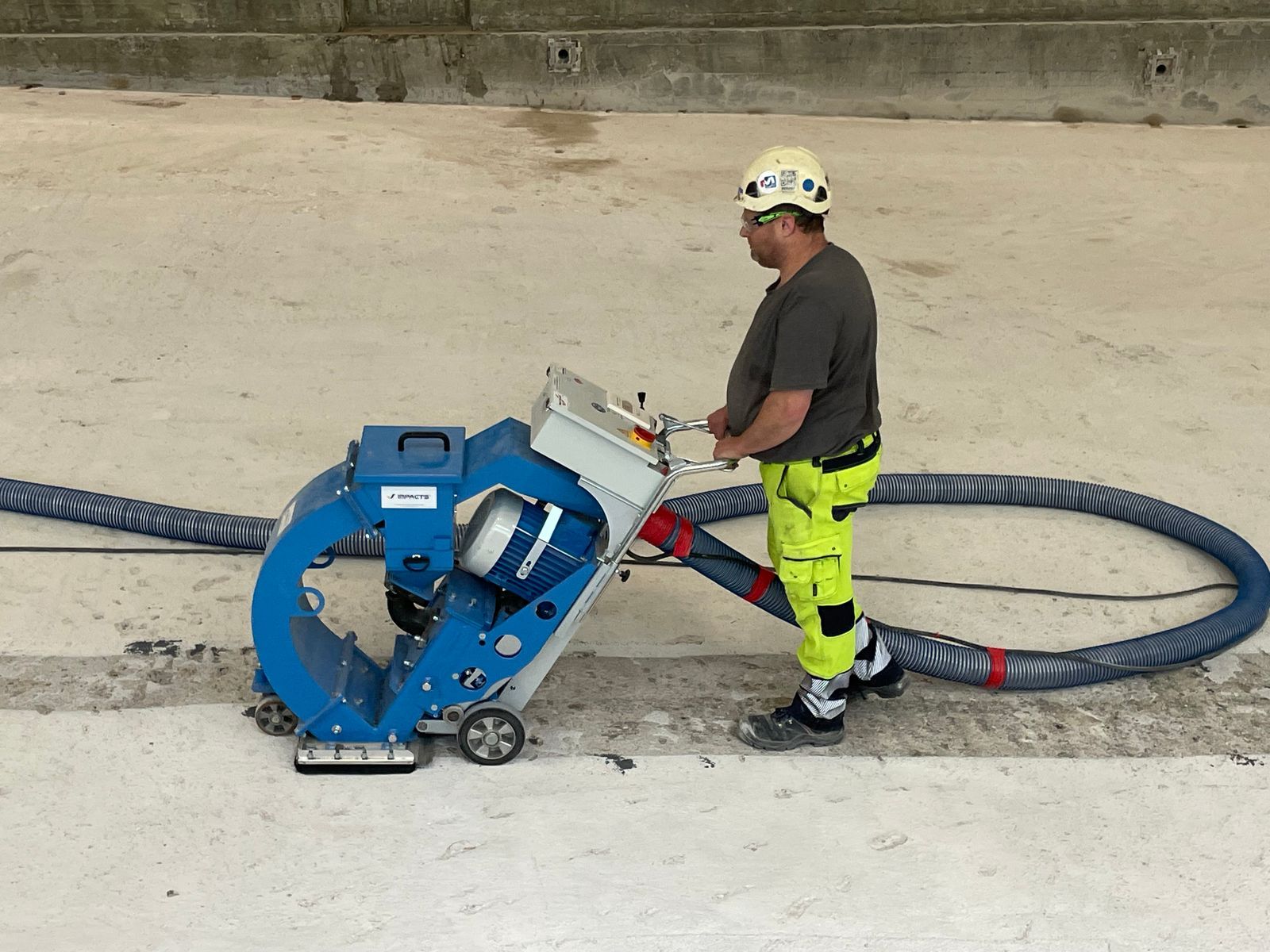 Kogelstralen van vloeren