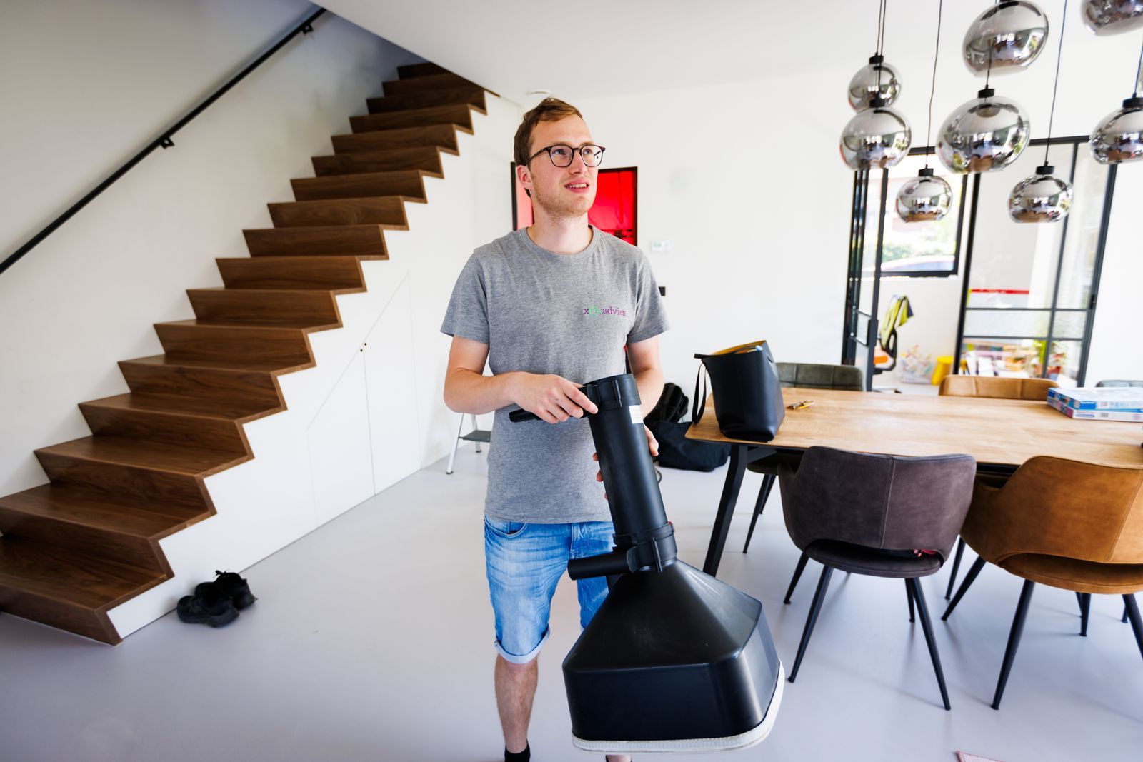 Ventilatie in de woning - illustratie