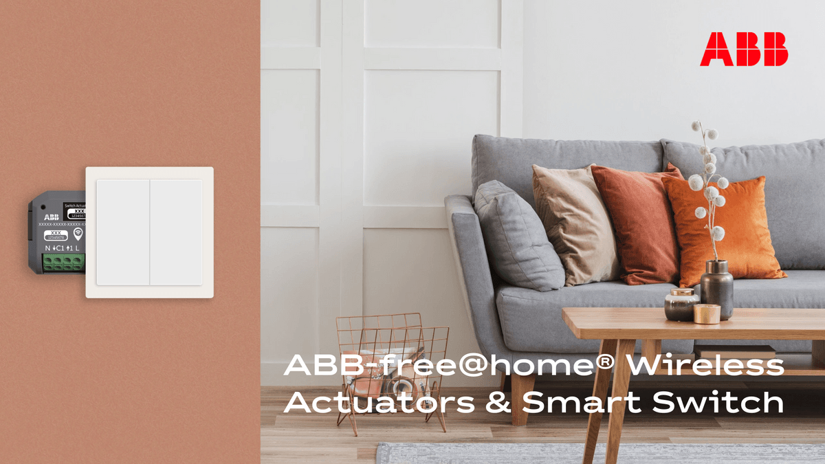 Maak van elk huis een slimme thuis met ABB free@home®