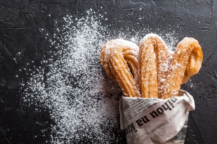 Zelfgemaakte Churros