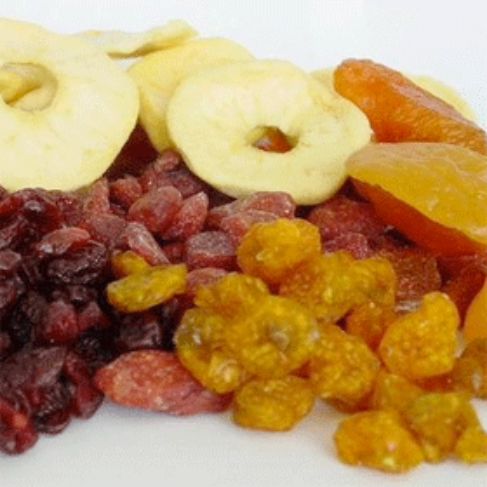 Fondue met gedroogd fruit