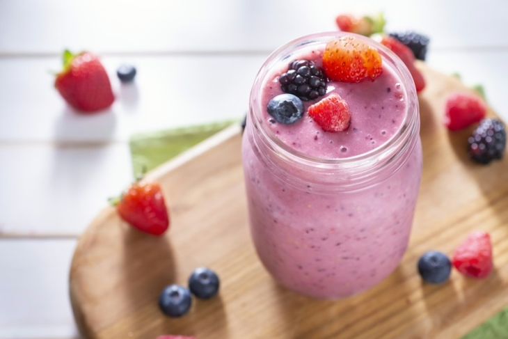 Frambozen smoothie