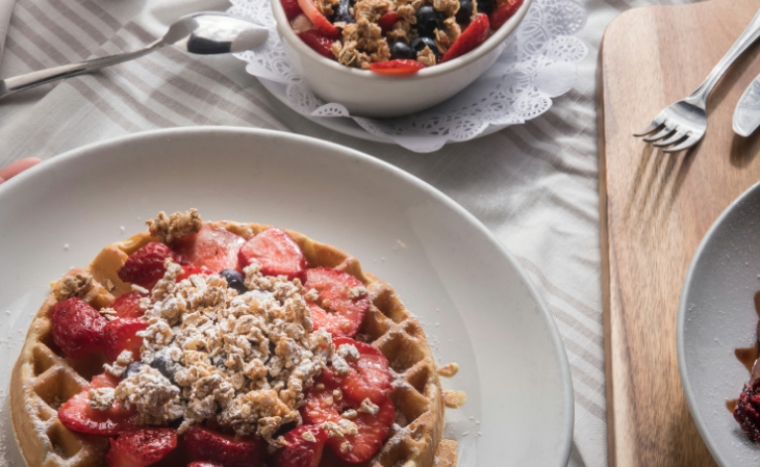 Haverpannenkoek wafels met de WA 2224