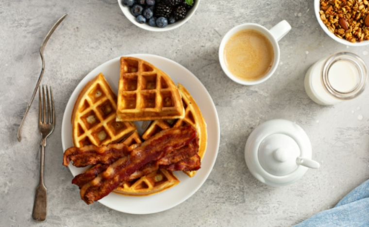 Amerikaanse pancake waffles met de WA 2224