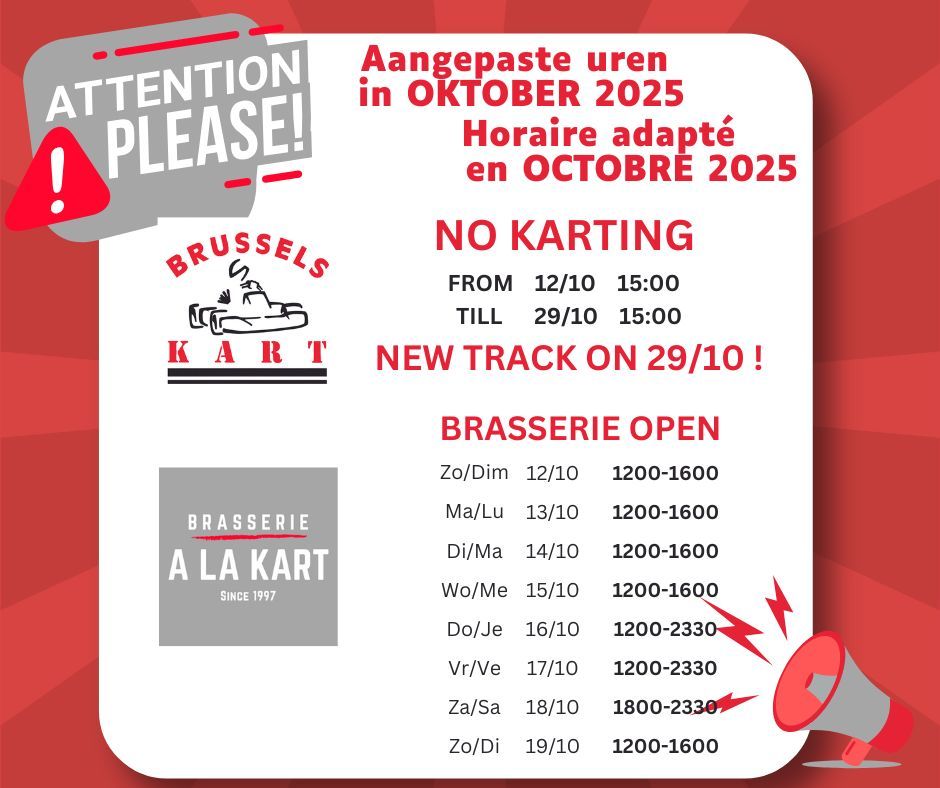 Watch out, no karting track!