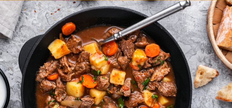 Navarin van hert met wintergroenten