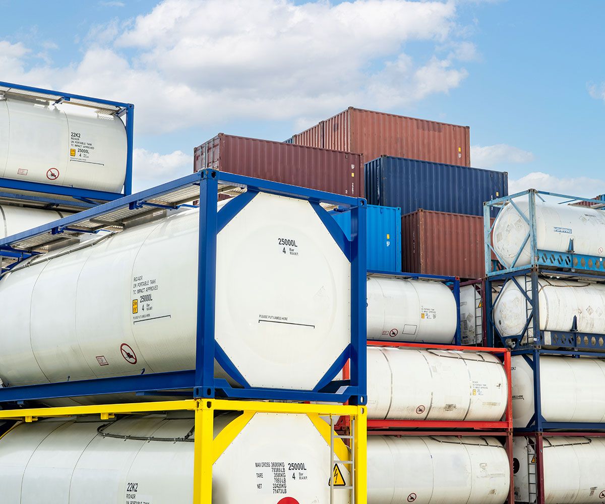 Temporary Storage for Bulk & Tank Containers | Withofs Bulk Logistics
