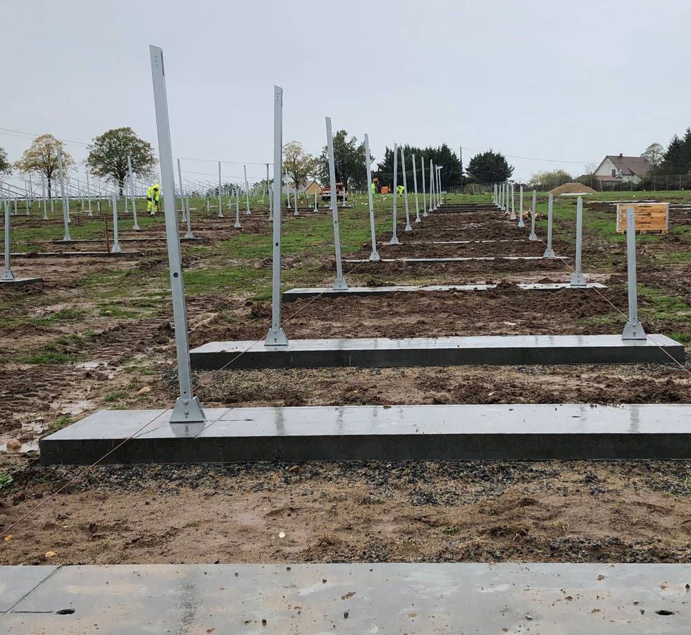 Funderingsplaten PV-Parken