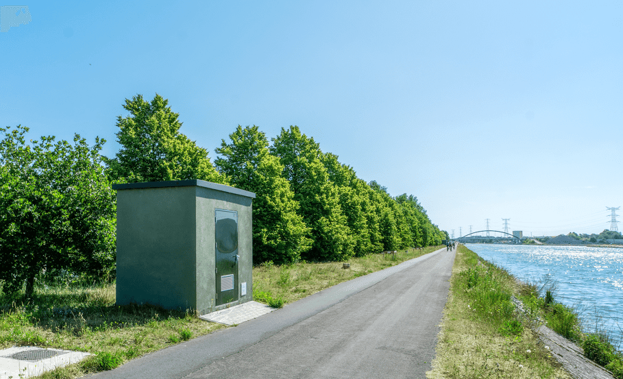 De Scheepvaart aan het Albertkanaal