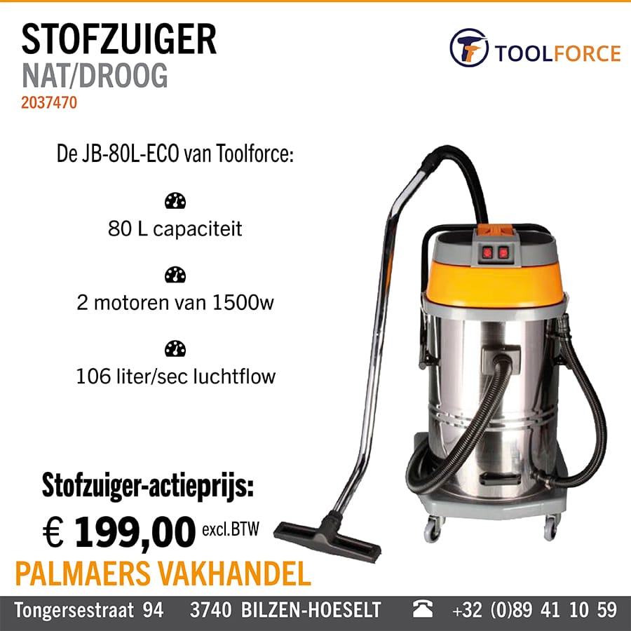 Stofzuigeractie bij Palmaers (12-17 okt.'26)