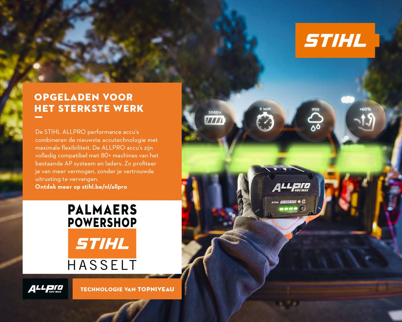STIHL ALLPRO: OPGELADEN VOOR HET STERKSTE WERK