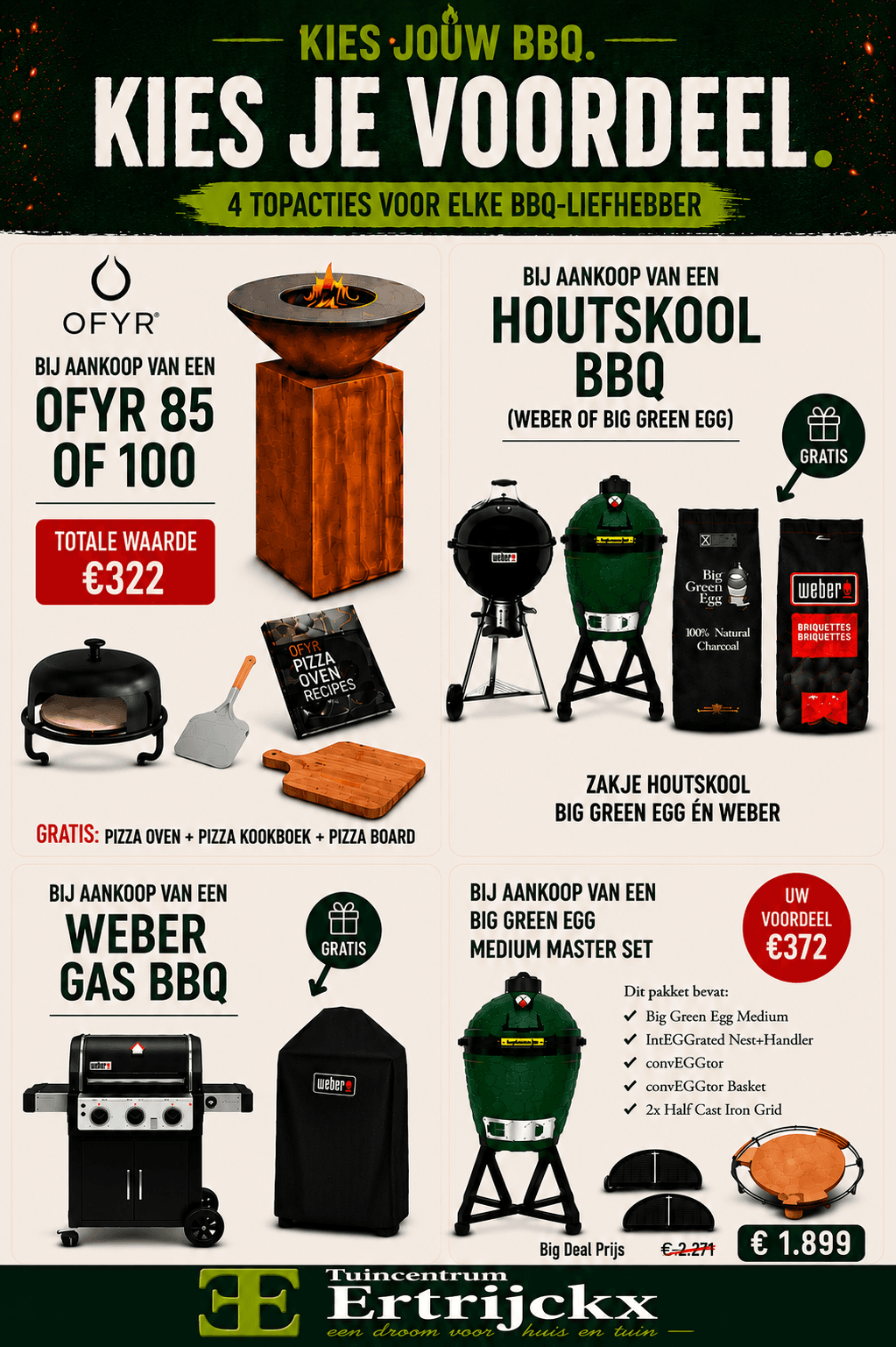Kies Je Voordeel: Dé BBQ-acties van het seizoen bij Tuincentrum Ertrijckx