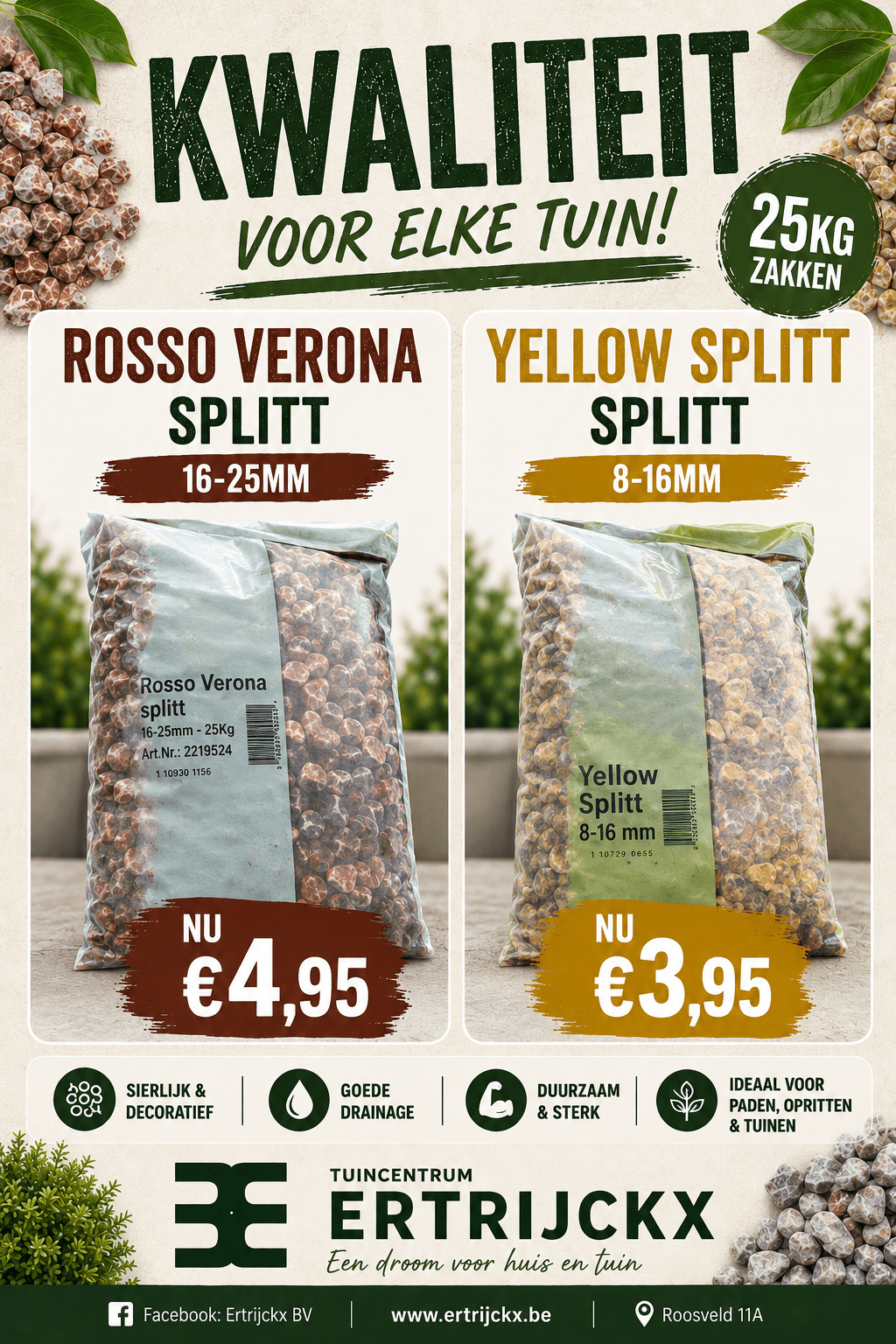Splitt voor elke tuin – nu extra voordelig!