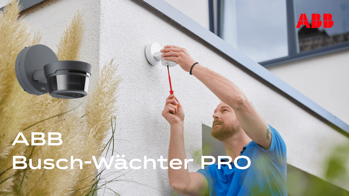 ABB Busch-Wächter PRO Bewegingsmelder: slim en makkelijk