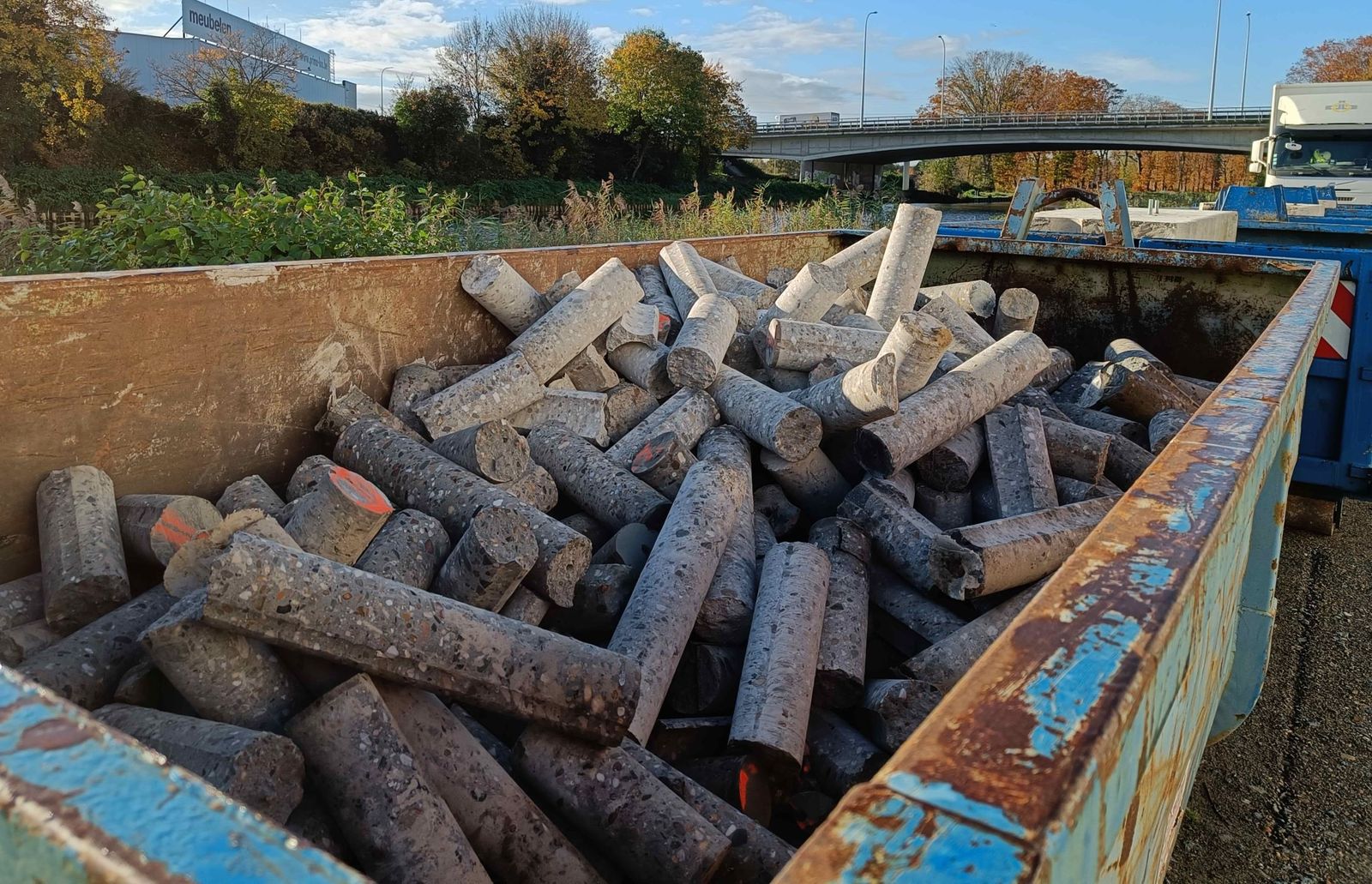 Container boorkernen