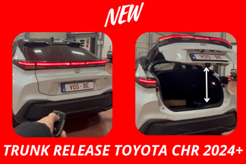 New in our range: Trunk release for the 2024 Toyota C-HR