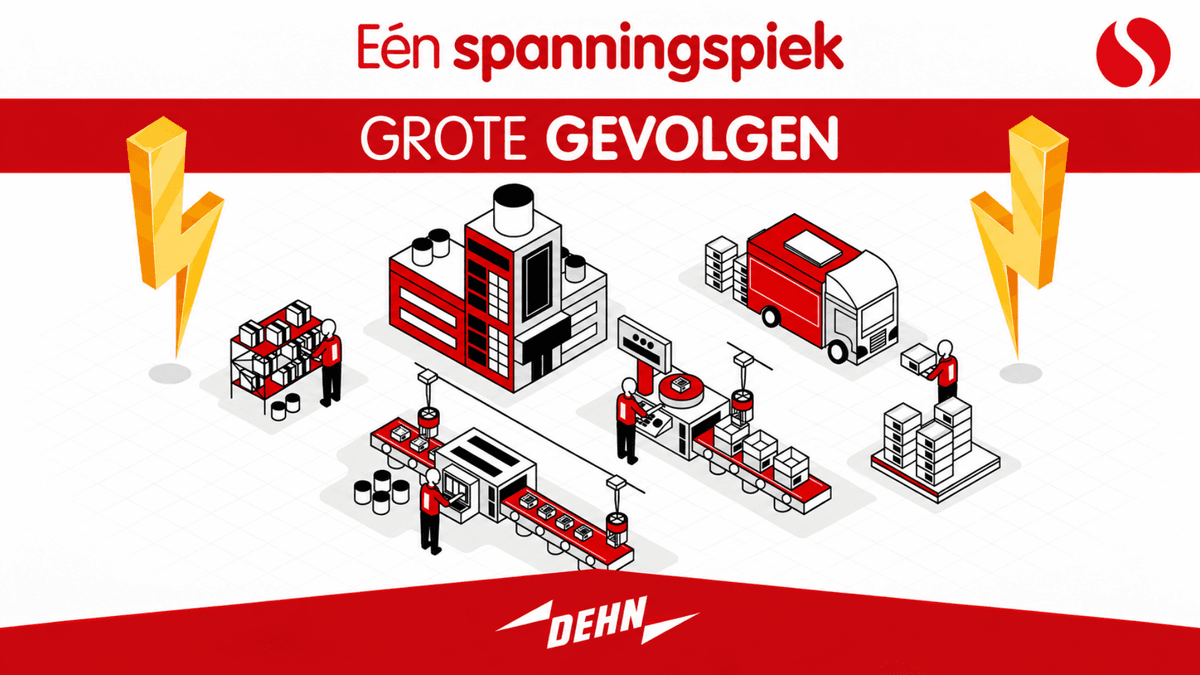 DEHN overspanningsbeveiliging: bescherm uw bedrijfscontinuïteit