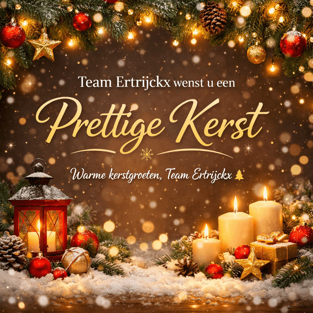 Team Ertrijckx wenst u een prettige kerst 🎄