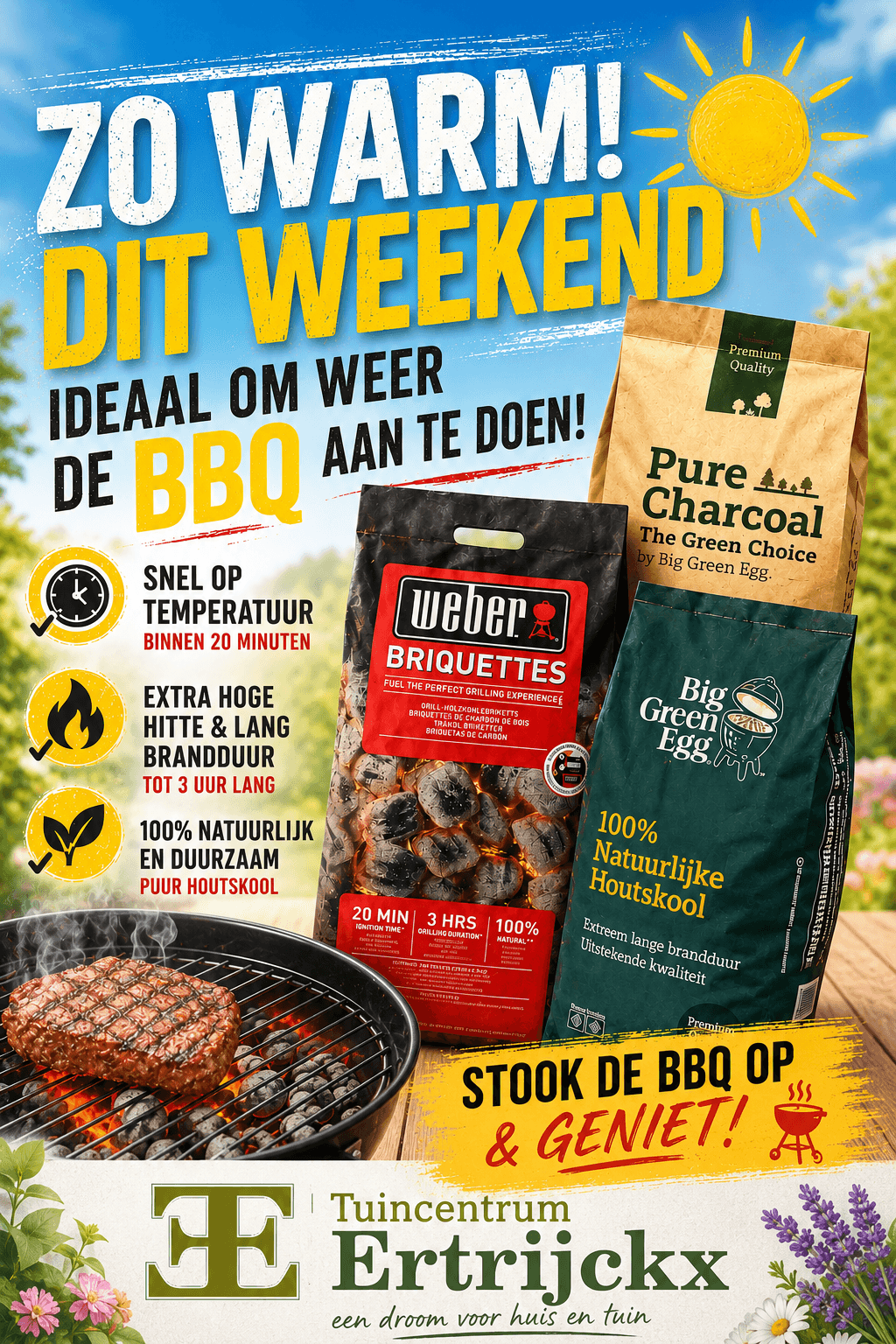 Tijd om de BBQ weer aan te steken!