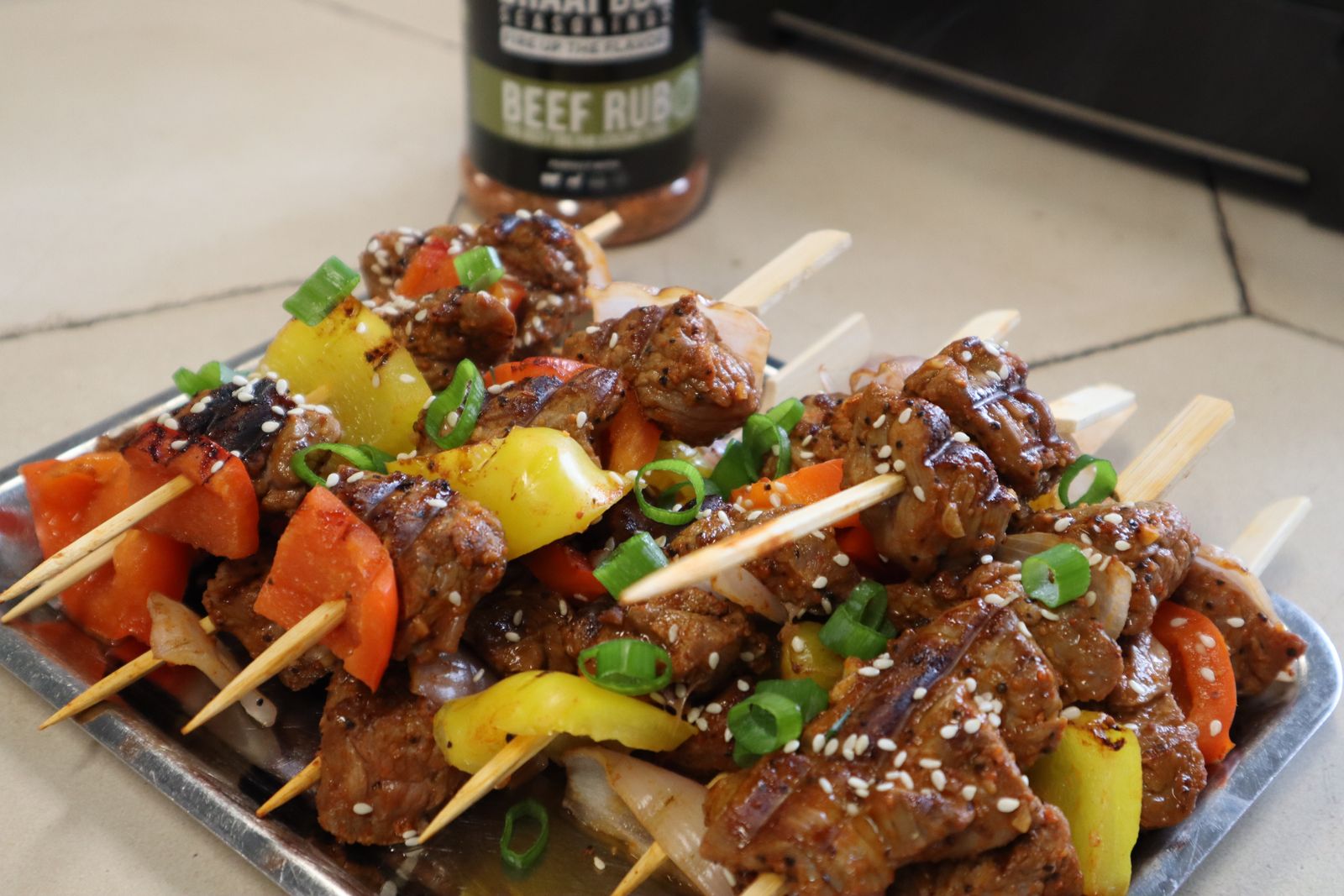 Koreaanse BBQ Rundspiesjes