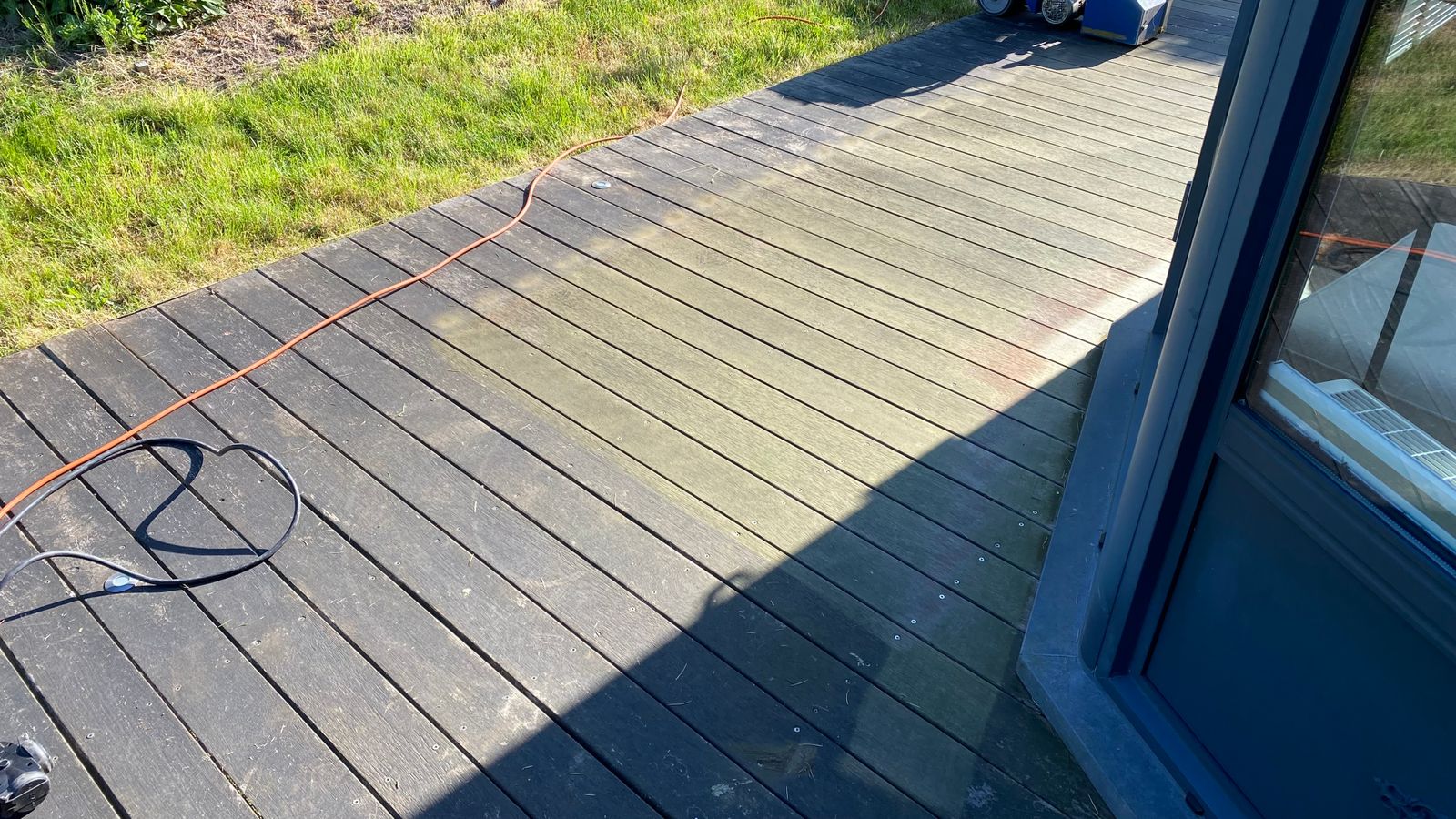 Droog opschuren van ipé hardhout