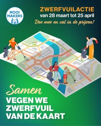 Samen tegen zwerfvuil in Dilbeek