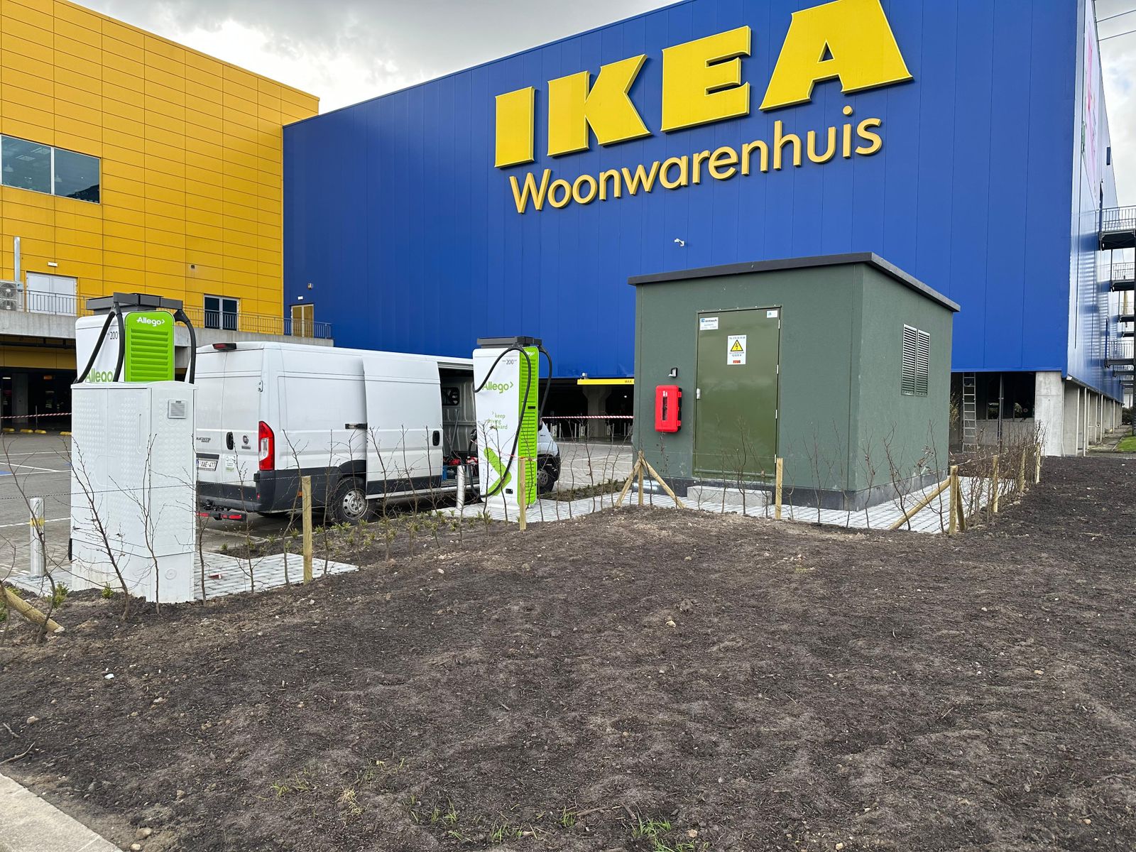 PowerBlock - Distributiecabine bij Ikea in Gent