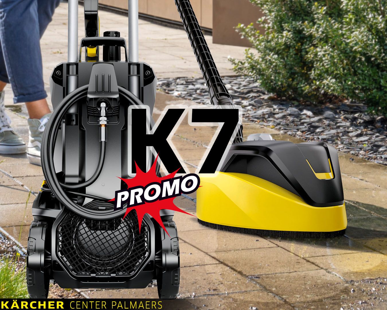 De hogedrukreiniger K 7 Power Home nu in PROMO