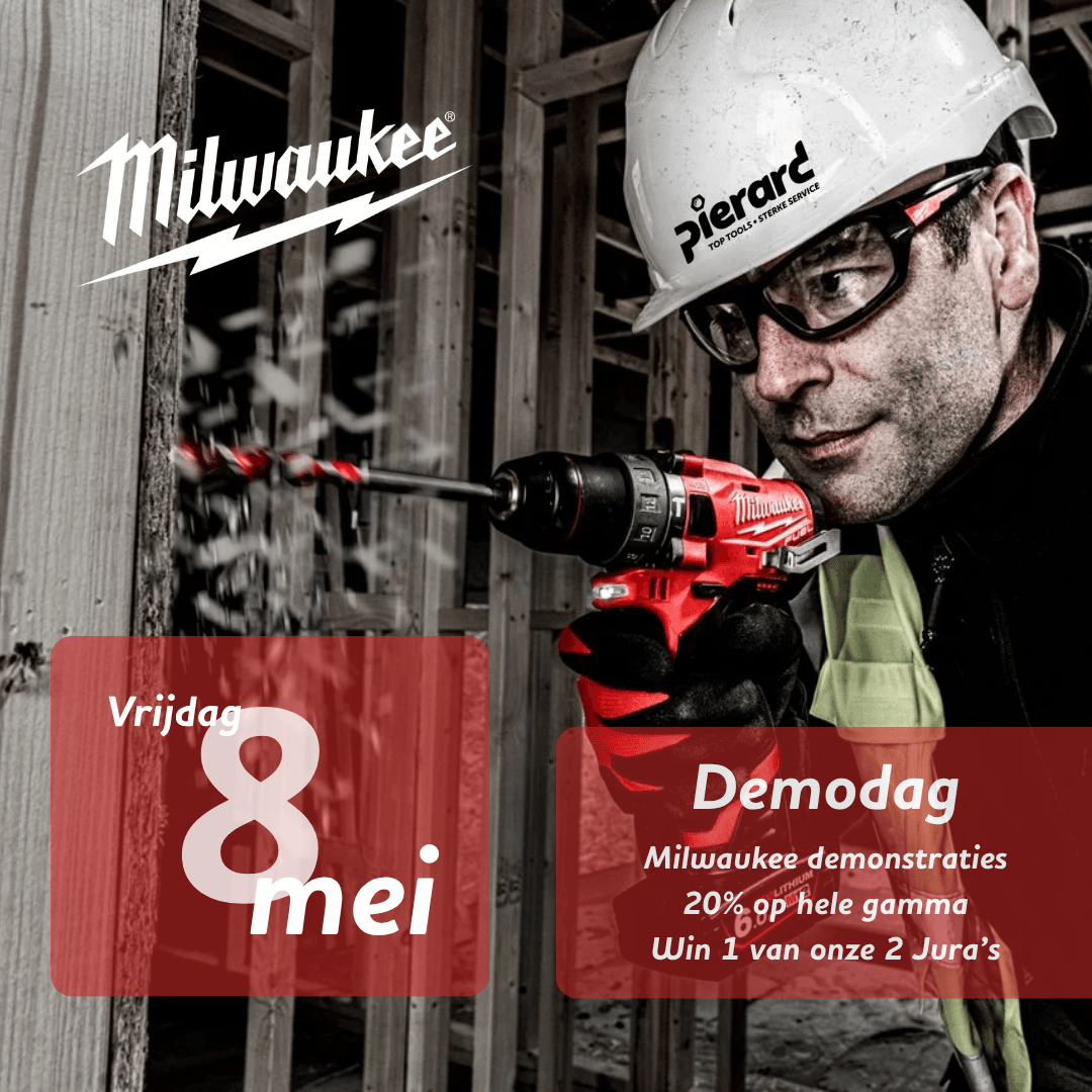 đź”§Milwaukee Demo Dag – vrijdag 8 mei