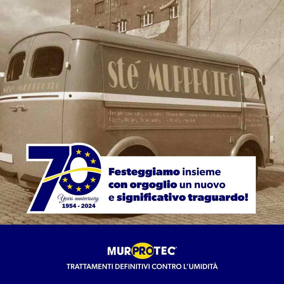 Murprotec festeggia il 70° anniversario