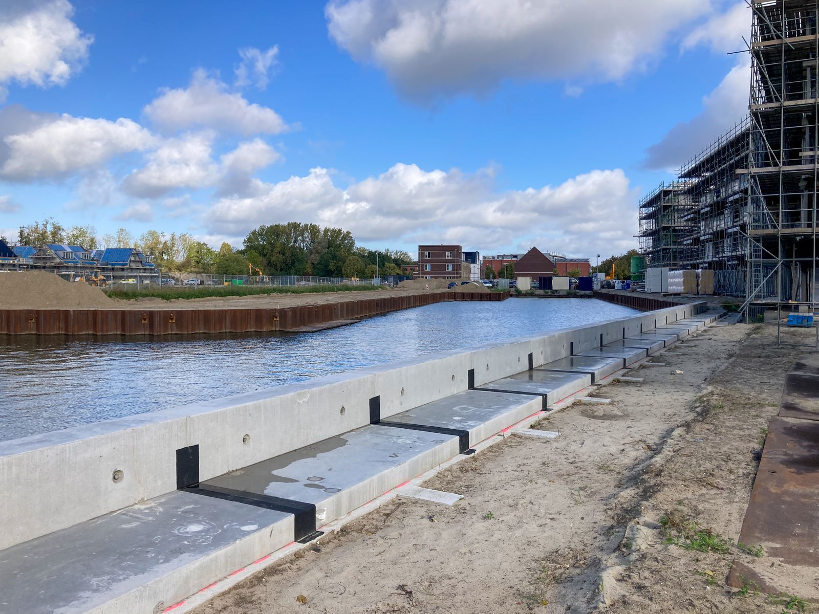 Speciale keerwanden geleverd in Nieuwegein