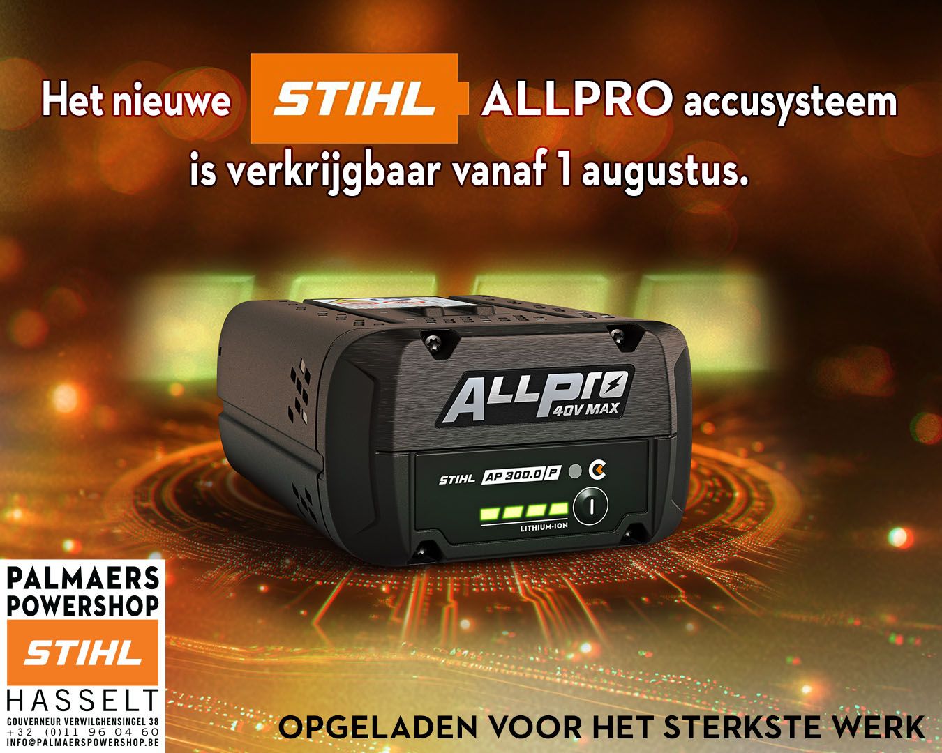 Nieuw STIHL ALLPRO accusysteem verkrijgbaar vanaf 1 augustus