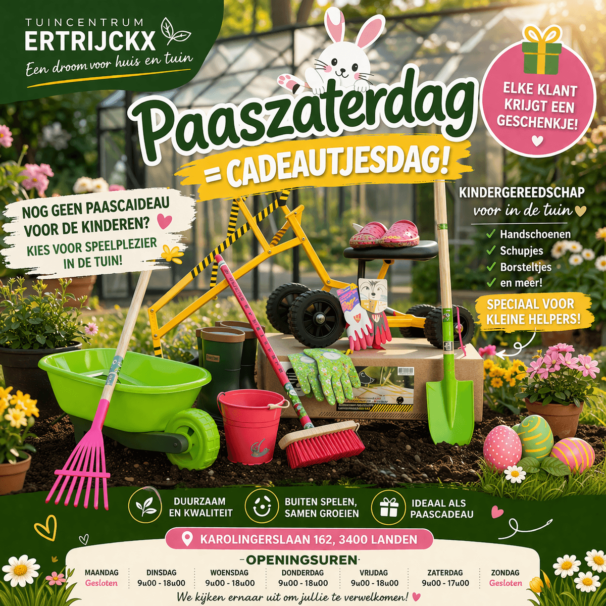 Paaszaterdag = Cadeautjesdag!