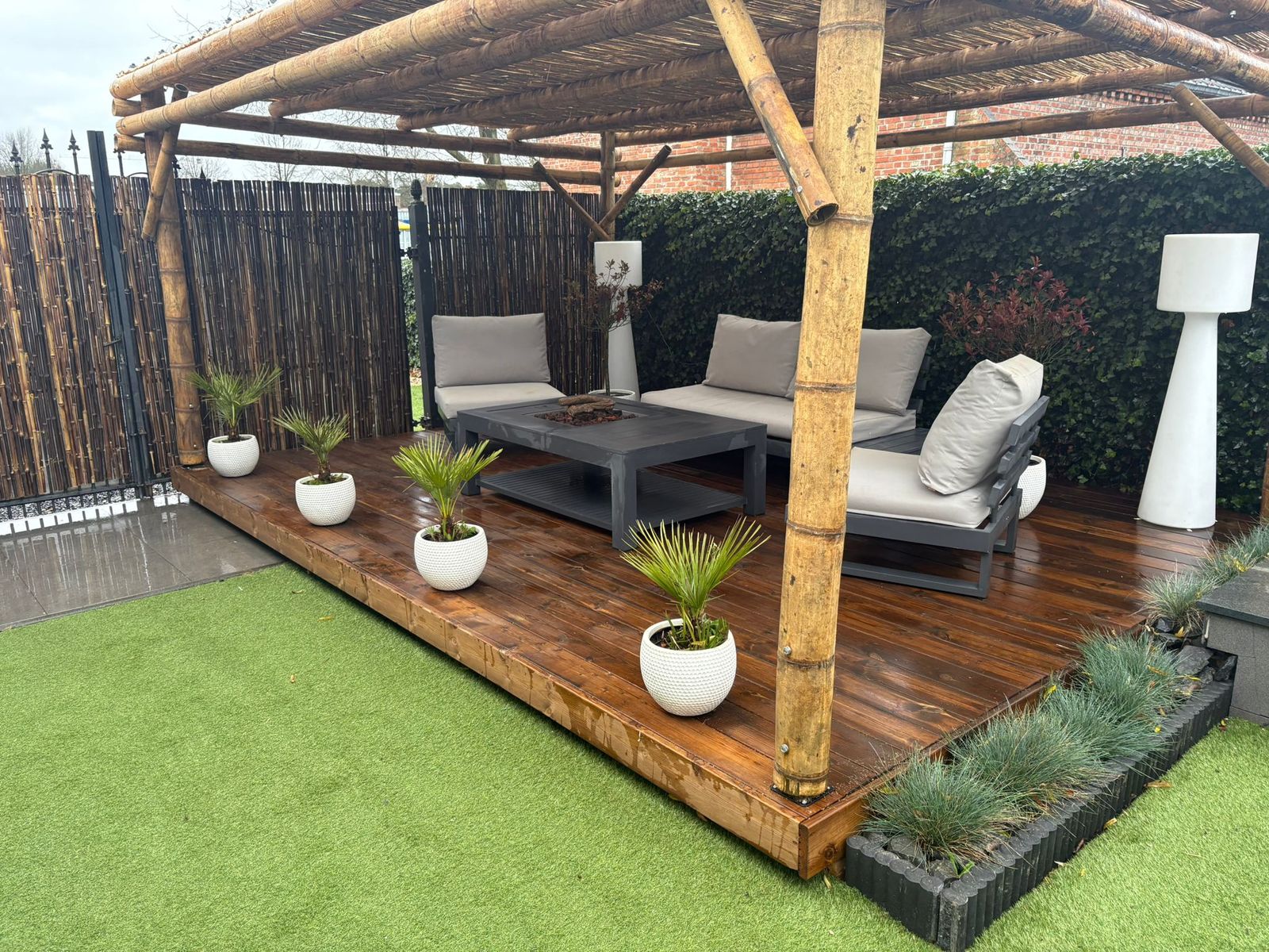 Kies voor een duurzame ecologische bamboe pergola