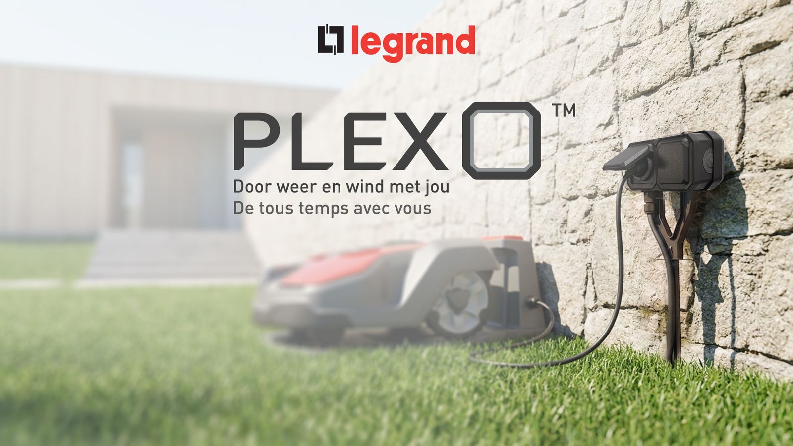Maak uw buitenruimte zomerklaar met Plexo van Legrand