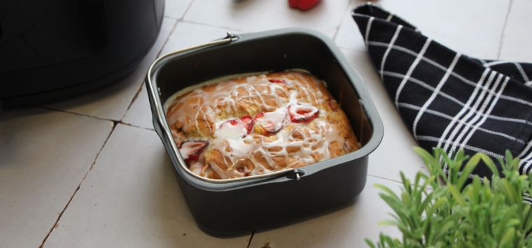 Bananenbrood met aardbeien SnackTastic® Airfryer