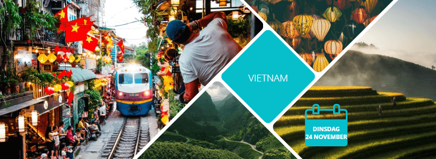 Infoavond: Vietnam: van bruisende steden tot groene rijstvelden