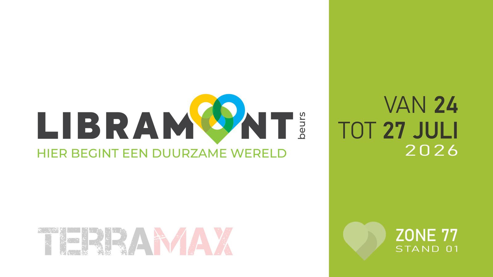 Terramax staat op Libramont 2026, mis het niet!